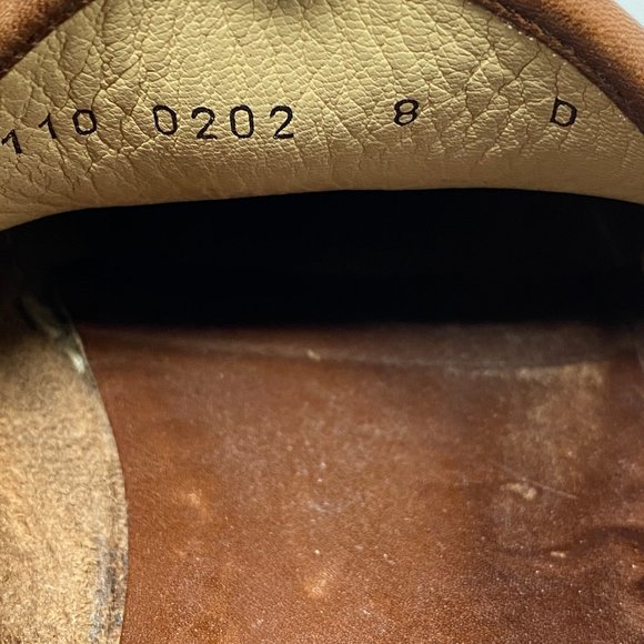 GUCCI Brown Leather Gold Bit Luxury Loafer - Picture 11 of 12